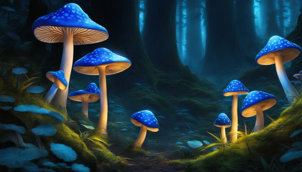 blue shrooms