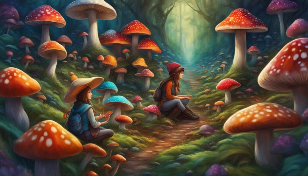 taking shrooms for the first time